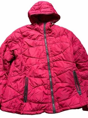 Women’s ANA Hot Pink Winter Puffer Jacket Size 3X
